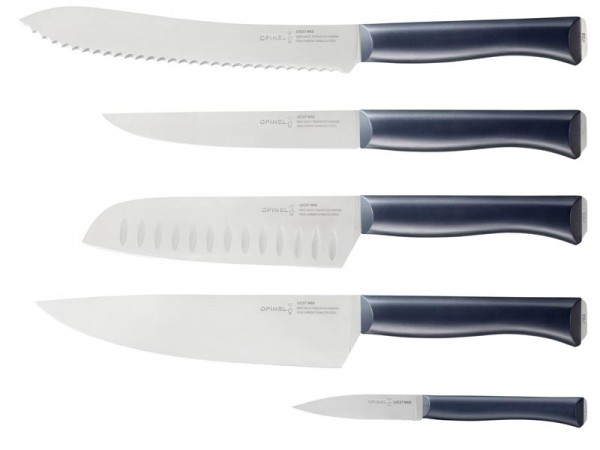 Opinel Messerblock INTEMPORA, Buchenholz, mit 5 Messern, der INTEMPORA Serie