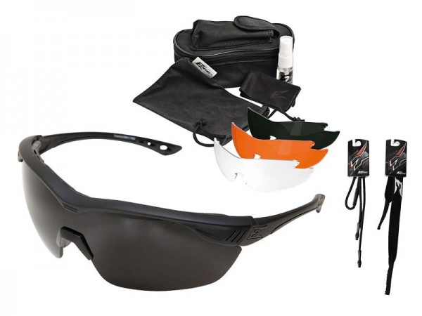 Edge Tactical Safety Eyewear, Overlord Kit,, 4 austauschbare beschlagfreie Vapor Shield Brillengläs